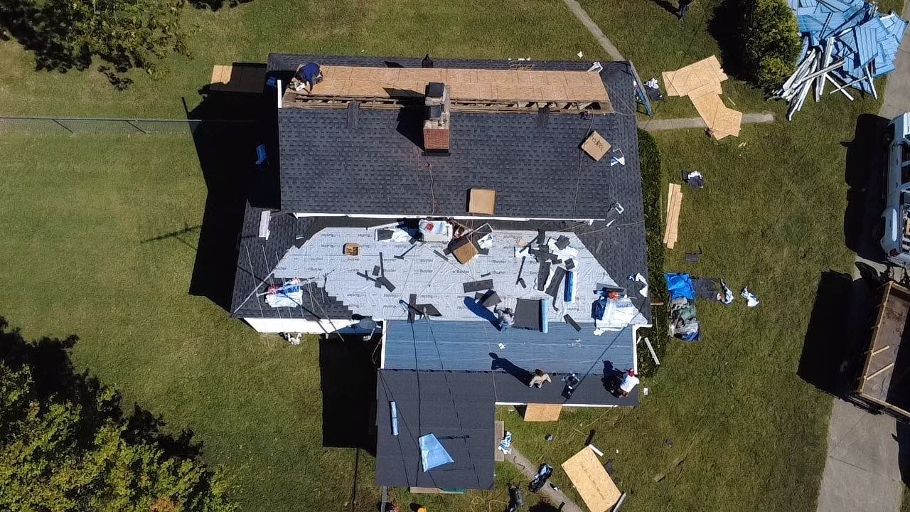 Completed commercial roof replacement, Dickson County, TN