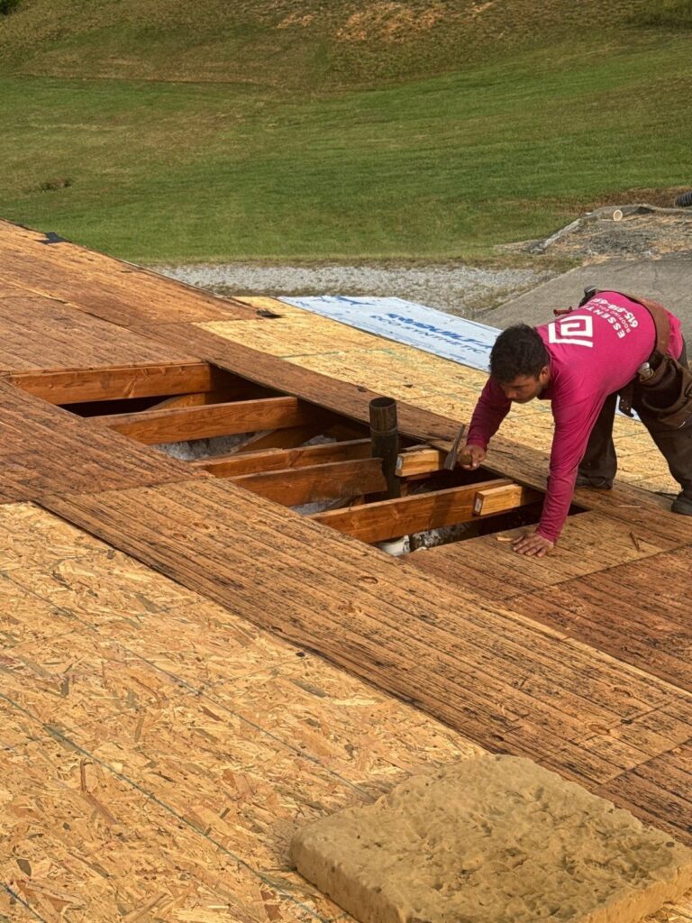 Replacing rotted decking in Charlotte