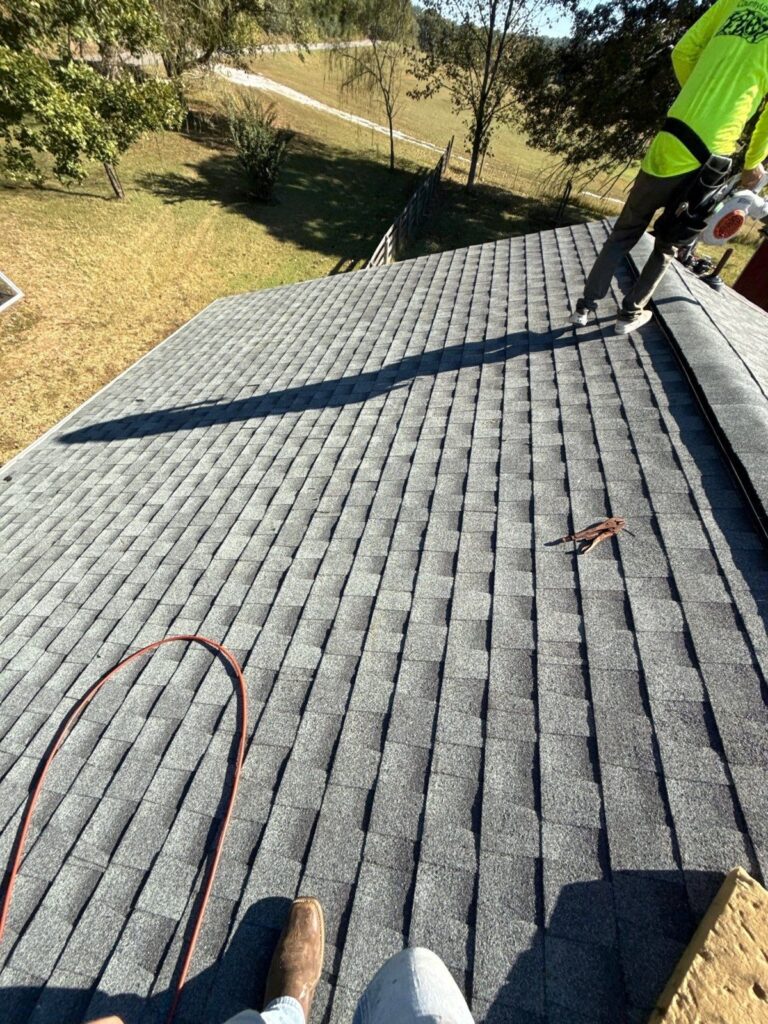 New shingles going on in Dickson
